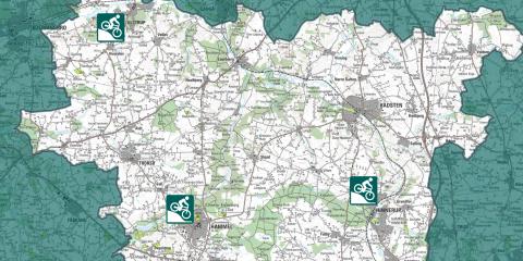 MTB spor oversigtskort