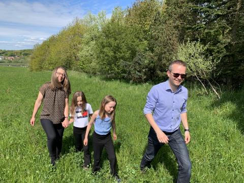 Familie fra Flegebakken