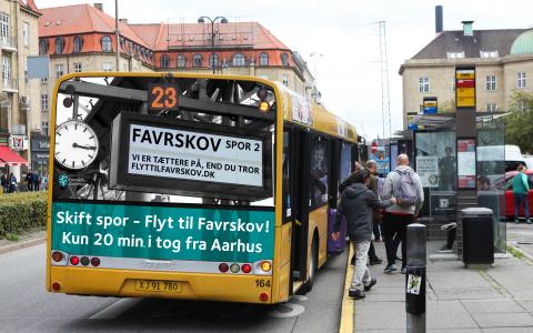 Busbagside i Aarhus